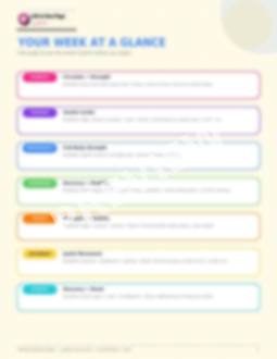Low-resolution watermarked preview of a daily plan page